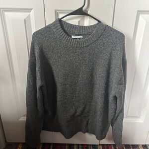 American Eagle Outfitters Charcoal Knit Sweater
